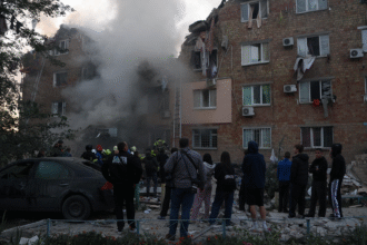 Russian attack kills 10, injures 38 others in Kyiv, Ukrainian officials say
