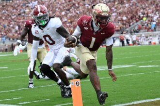 Florida State stuns Alabama to bring Crimson Tide’s season-opener win streak to abrupt end