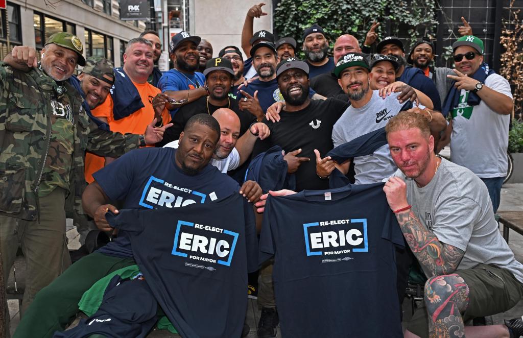 NYC Mayor Adams rallies with sanitation union as he takes shot at election frontrunner Zohran Mamdani