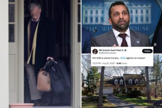 Exclusive | Patel’s FBI raids John Bolton’s home in high-profile national security probe