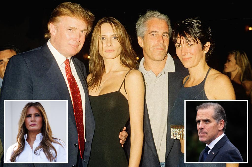Melania Trump threatens to sue Hunter Biden for B over ‘false, defamatory’ allegations linking her to Jeffrey Epstein: report