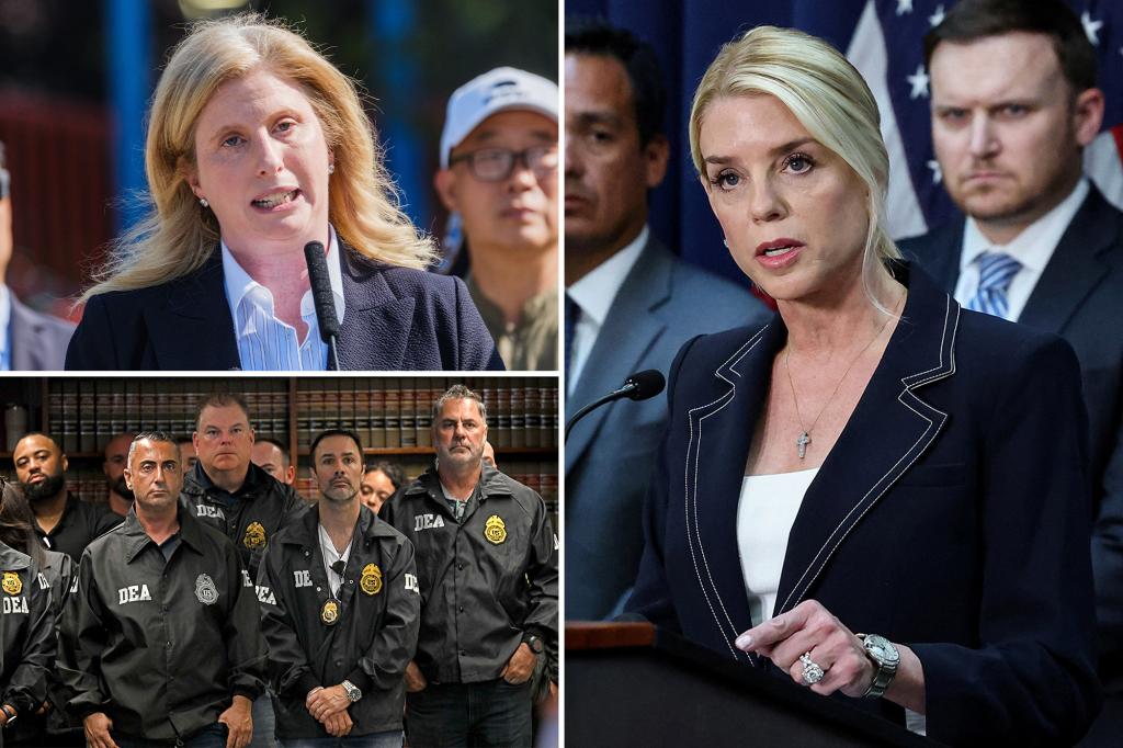 NYPD Commissioner Jessica Tisch tells Pam Bondi cops have crime in NYC under control – and that National Guard isn’t needed: sources