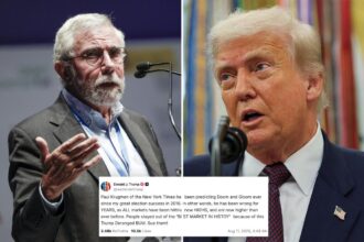 Trump rips Nobel Prize-winning economist Paul Krugman as ‘deranged bum’ after he criticized sweeping tariffs