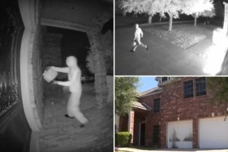 Texas family of 6, including 2 children, narrowly escape house fire set by hooded arsonist while they slept