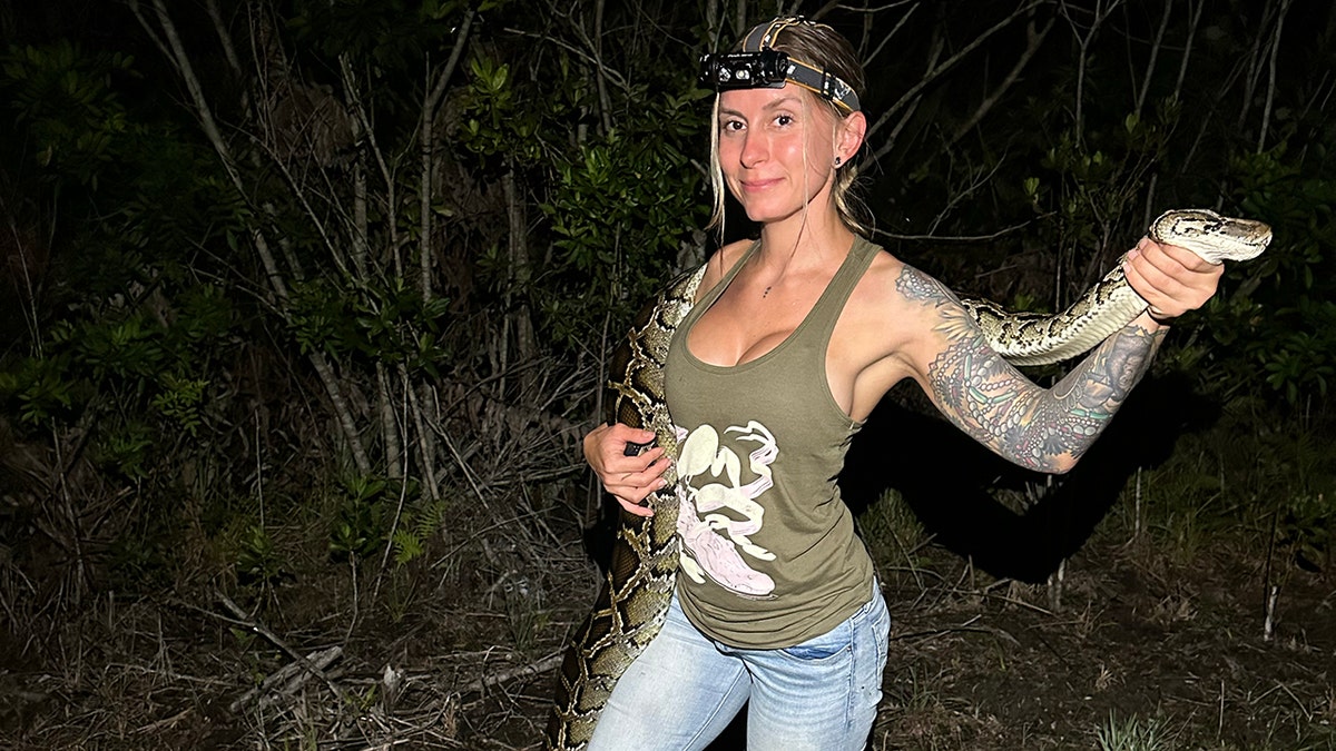 Florida python challenge winner Taylor Stanberry