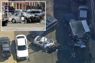 Elderly NYC motorist kills 2, himself after speeding through intersection, straight into food truck: ‘It happened so fast’