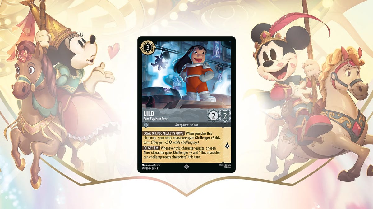 Disney Lorcana’s Newest Super Rare Card Gives Your Aliens a Big Boost