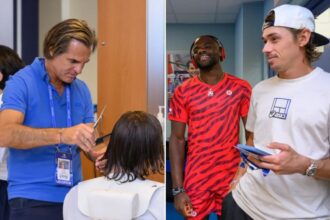 VIP hairstylist Julien Farel serves style at US Open pop-up