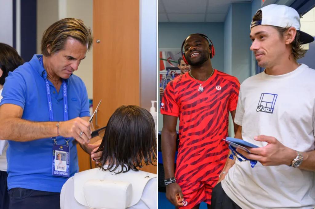 VIP hairstylist Julien Farel serves style at US Open pop-up