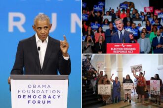 Obama says Newsom’s Calif. redistricting plan is ‘responsible’ as Texas GOP pushes new maps
