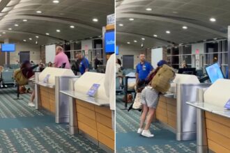 Outraged passenger attacks Southwest Airlines gate agent, bashes computer in wild Orlando airport meltdown