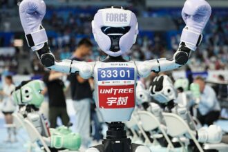 Beijing’s ‘Robot Olympics’ Are Off and Running (and Falling)