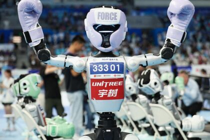 Beijing’s ‘Robot Olympics’ Are Off and Running (and Falling)