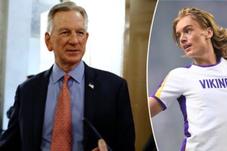 Tuberville sounds alarm as Vikings’ male cheerleaders spark debate on social media