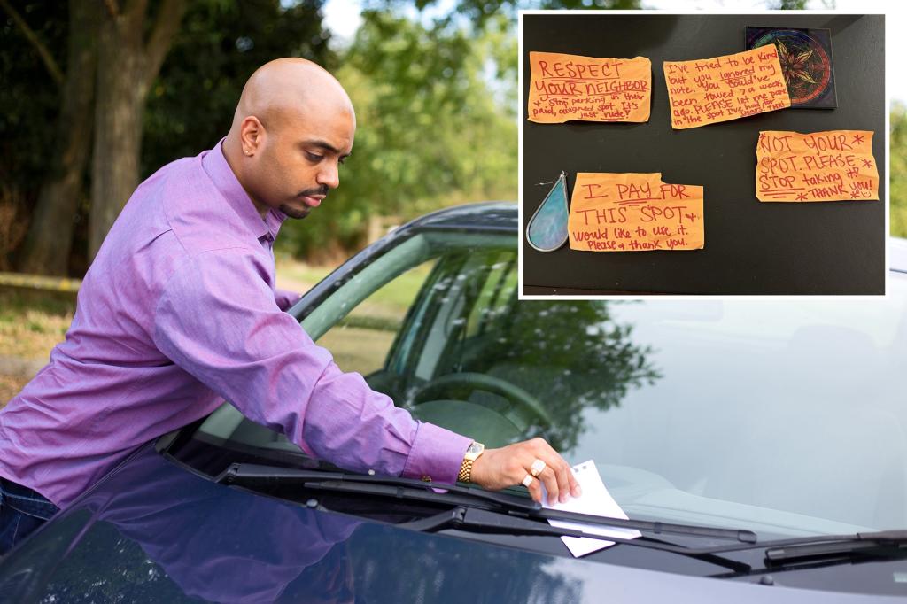 Sticky notes left on car reveal neighbors parking feud: ‘It’s just rude!’