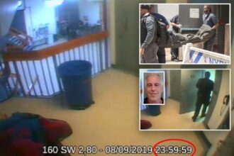‘Missing minute’ from Jeffrey Epstein’s prison cell on night of his death is shown in newly released video