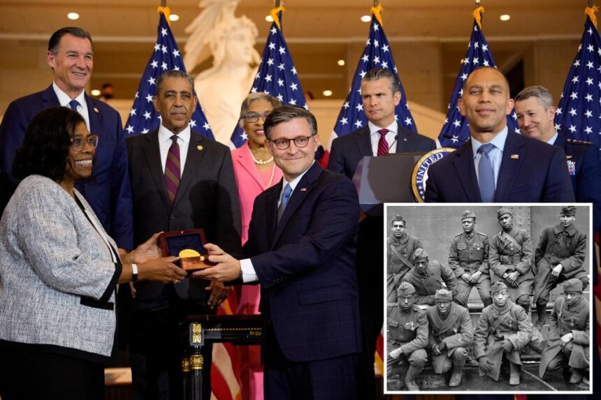 Legendary WWI unit the Harlem Hellfighters honored with Congressional Gold Medal in Washington