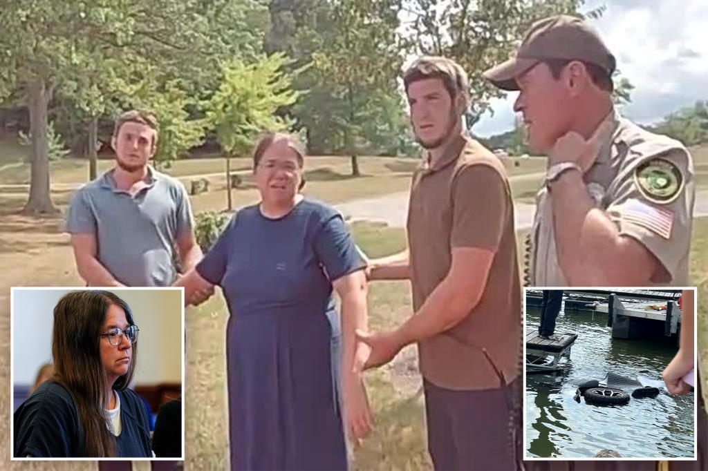 Eerie bodycam footage shows the Amish mother accused of drowning her 4-year-old son telling cops she ‘gave him to God’
