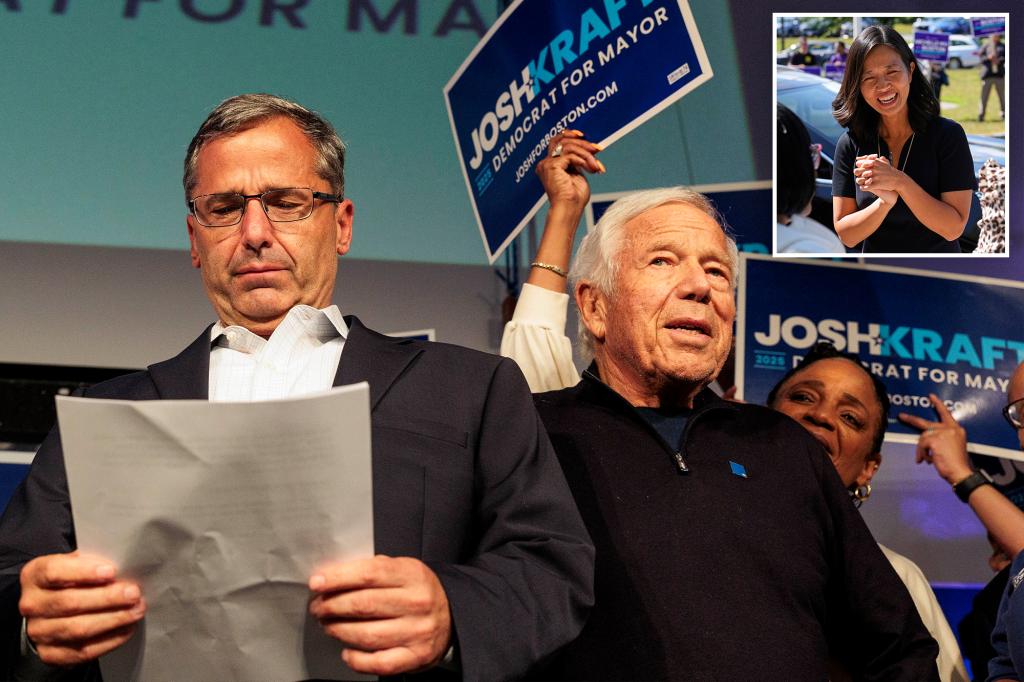Josh Kraft, son of billionaire Patriots owner, drops out of Boston mayor’s race against Michelle Wu