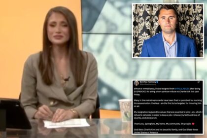 TV anchor Beni Rae Harmony resigns after being suspended for airing ‘non-partisan tribute’ to Charlie Kirk