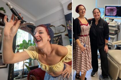 Exclusive | NYC sword swallower goes viral for video of what inside of her throat looks like while performing