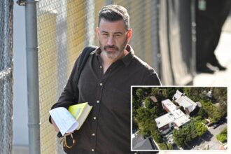 LA firefighters put out small blaze outside Jimmy Kimmel’s Hollywood Hills home