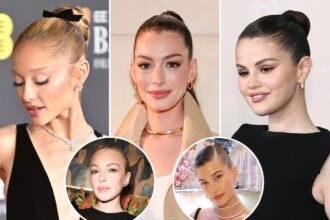 ‘Bleph bun’ trend, fueled by celebs like Ariana Grande and Anne Hathaway, is the free way to get an eyelift — and a ‘new face’