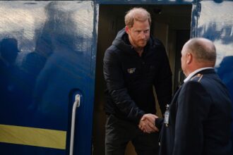 Prince Harry visits Kyiv to support wounded Ukrainian soldiers