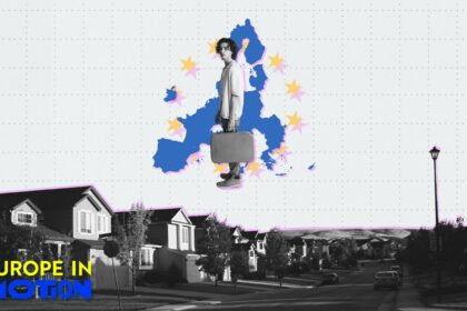 At what age do young people in the EU tend to leave home?
