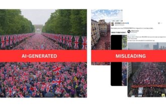 Unrelated and AI-generated images used to claim UK protests spreading