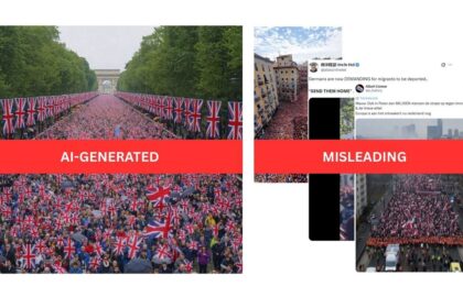 Unrelated and AI-generated images used to claim UK protests spreading