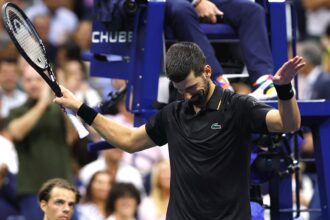 Novak Djokovic spars with US Open crowd in win over American Taylor Fritz
