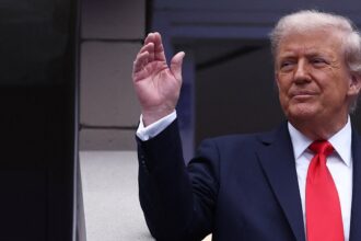 Trump’s fiercest critics concede spotlight to president at US Open