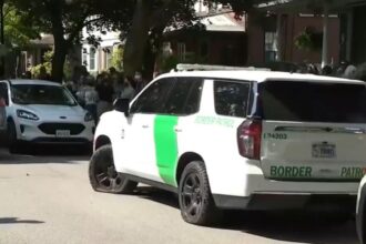 Federal agents forced to retreat on slashed tires after immigration raid confrontation in sanctuary city