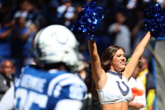 Indianapolis Colts cheerleaders during the 2025 NFL season