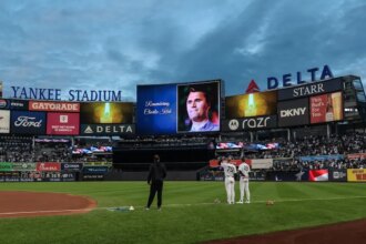 Yankees hold moment of silence in honor of Charlie Kirk after shooting death in Utah