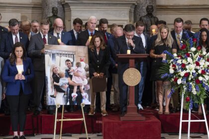 House Republicans honor Charlie Kirk while Dem leaders skip Capitol prayer vigil