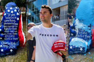 University’s Charlie Kirk tribute defaced as students hurl insults at his supporters: ‘Lost souls’