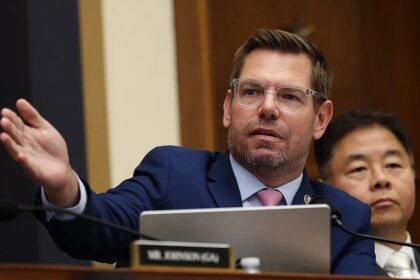 Kash Patel calls ‘bulls**t’ on Swalwell in heated exchange over Epstein files