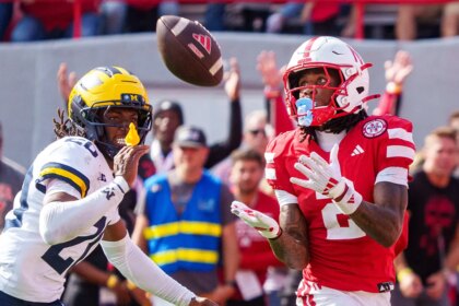 Nebraska pulls off highlight reel Hail Mary to close first half tilt with Big Ten rival Michigan