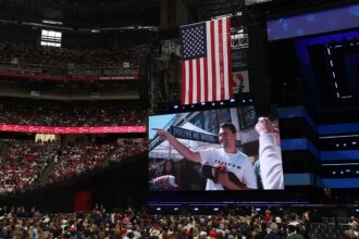 Leaders and influencers flood social media with tributes to Charlie Kirk as thousands pack Arizona memorial