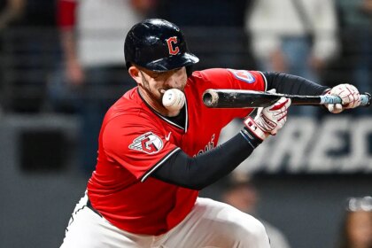 Guardians’ David Fry hit in face by 99 mph fastball during bunt attempt, Tigers’ Tarik Skubal left shocked
