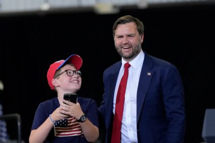 Vance pauses North Carolina speech for boy who said he ‘skipped school’ to ask for a selfie