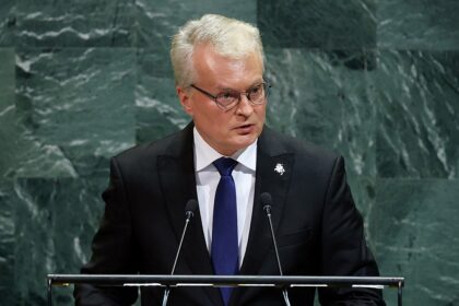 Trump gets praise at UN as Lithuania’s president warns Putin respects only strength