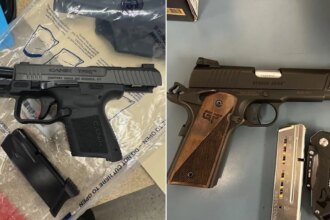 DHS releases images of firearms taken from Chicago anti-ICE protesters
