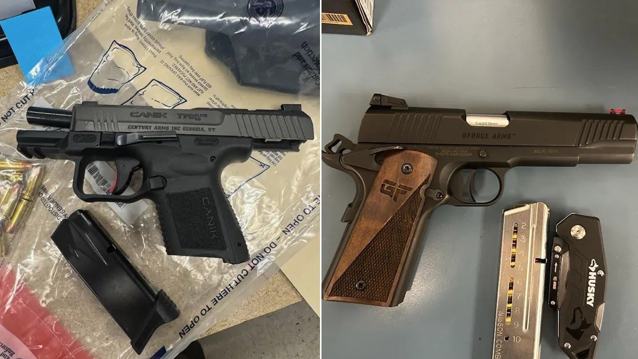 DHS releases images of firearms taken from Chicago anti-ICE protesters
