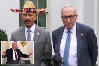 Trump mocks Chuck Schumer and Hakeem Jeffries in AI-generated video after failed government shutdown meeting 