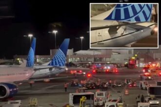 2 United Airlines planes collide on runway at California airport, damaging wing of one