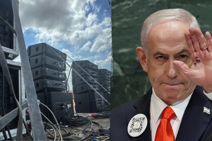Netanyahu broadcasts United Nations message into Gaza accusing world leaders of appeasing ‘evil’