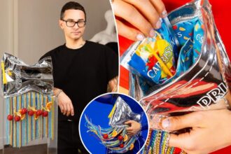 Christian Siriano’s 0 Capri Sun ‘pouch’ purse to hit Amazon after New York Fashion Week debut